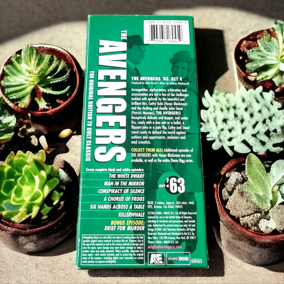 The Avengers '63 Set 4 VHS Movies - Picture 3 of 5